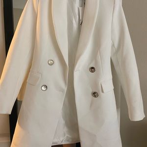White Zara Blazer